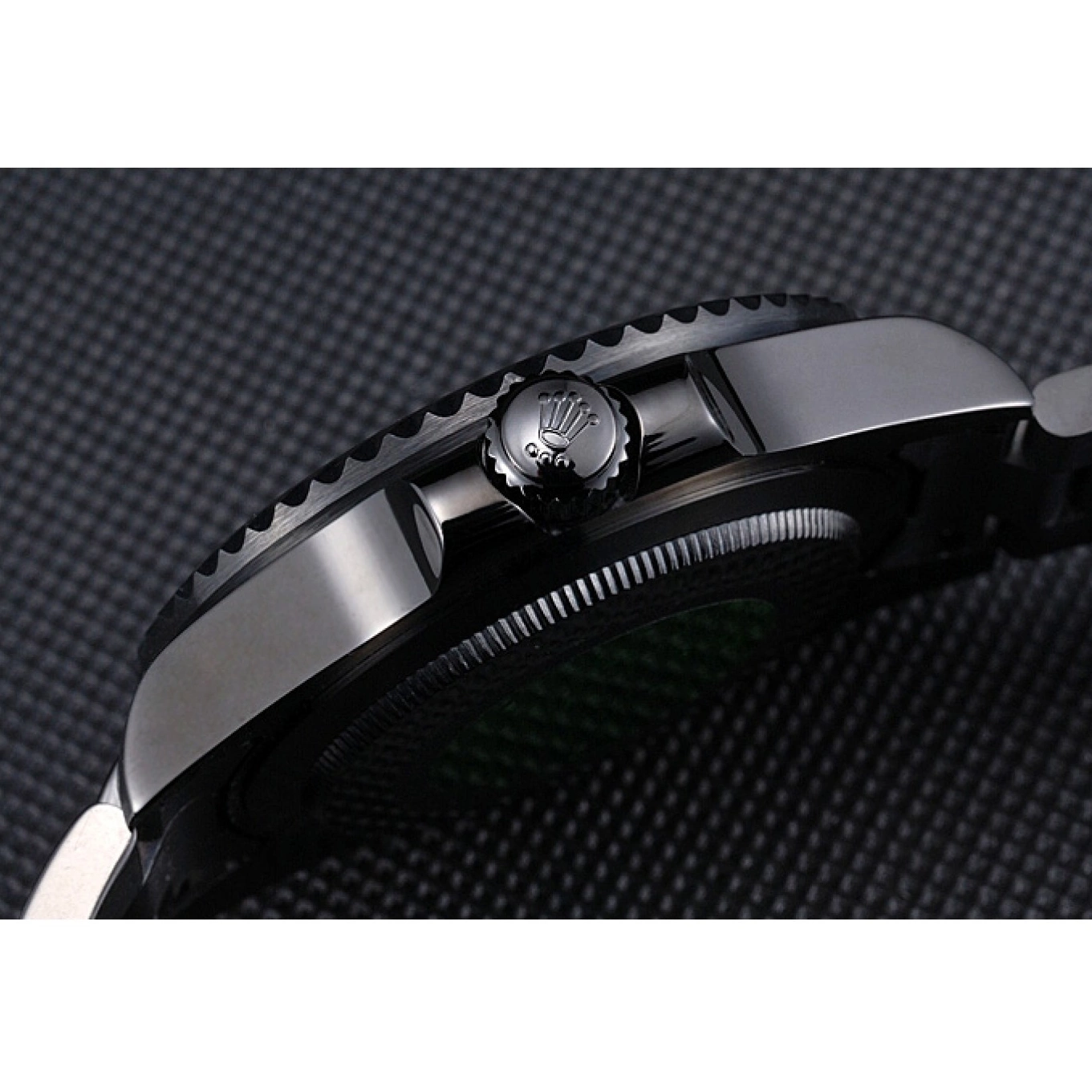 AAA replica watch 622007 Submariner Black Ceramic Stealth Rolex 0825
